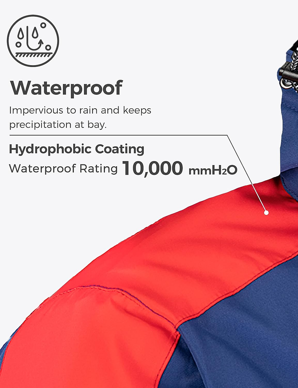 Thumbnail: Men'S Mountain Waterproof Ski Jacket Warm Winter Snowboarding Jacket Snow Rain C
