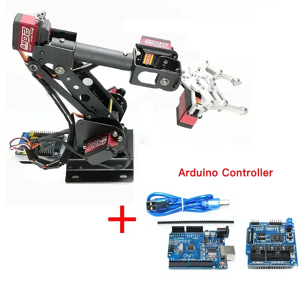 Thumbnail: Ps2 Control 6 DOF Robotic Arm Gripper Claw Steam Diy Manipulator for