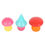 Thumbnail: Set of 3 Mushroom Shaped Candles