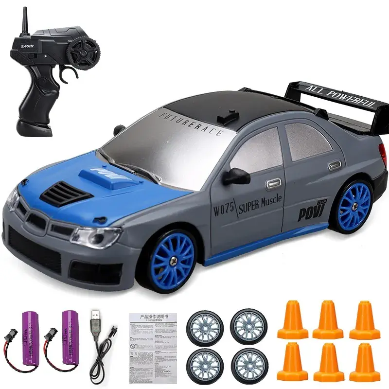 Thumbnail: 2.4G High Speed Drift Rc Car 4WD Toy Remote Control AE86 Model GTR