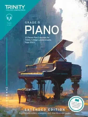 Trinity Piano Exam Pieces Extended Edition Grade 5 From 2023