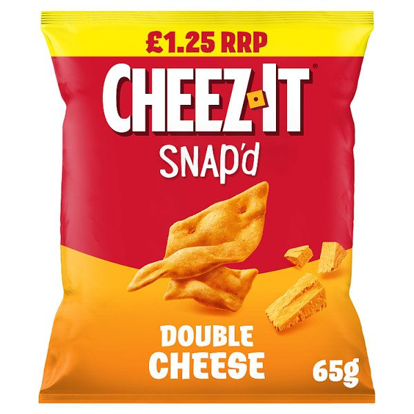 Thumbnail: Cheez-It Double Cheese Thin & Crispy Baked Snacks 16 x 65g