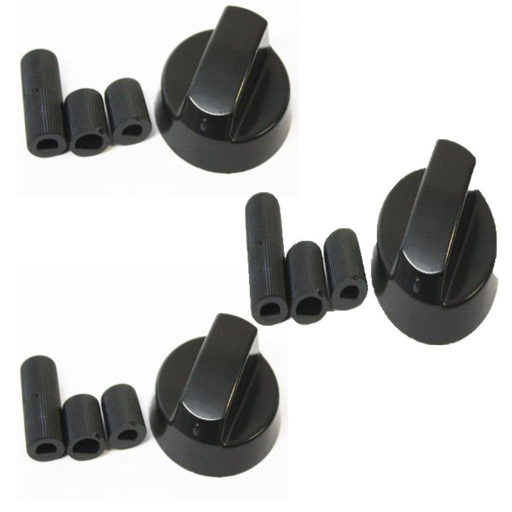 Universal Black Control Knobs for Ovens