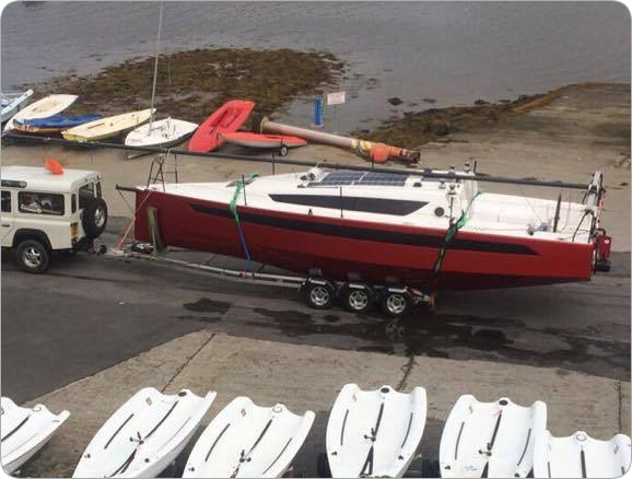 boat on trailer aug 2017