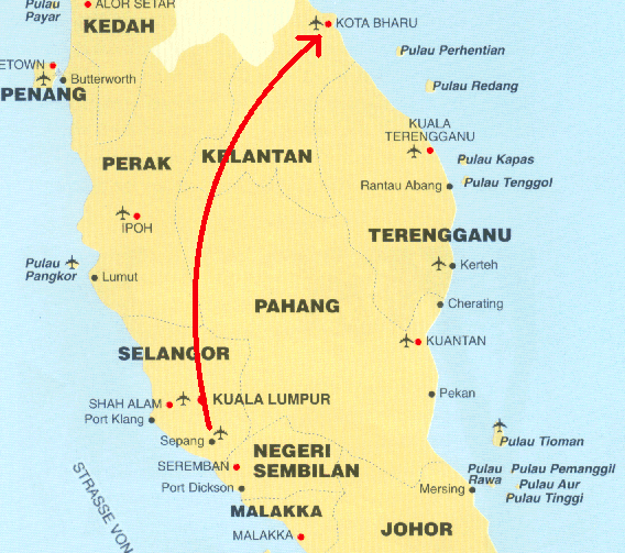 Malaysia map