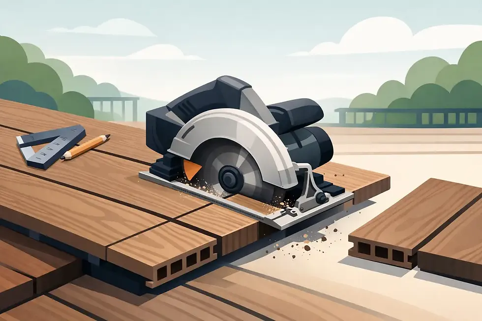 How to Cut Composite Decking Cleanly