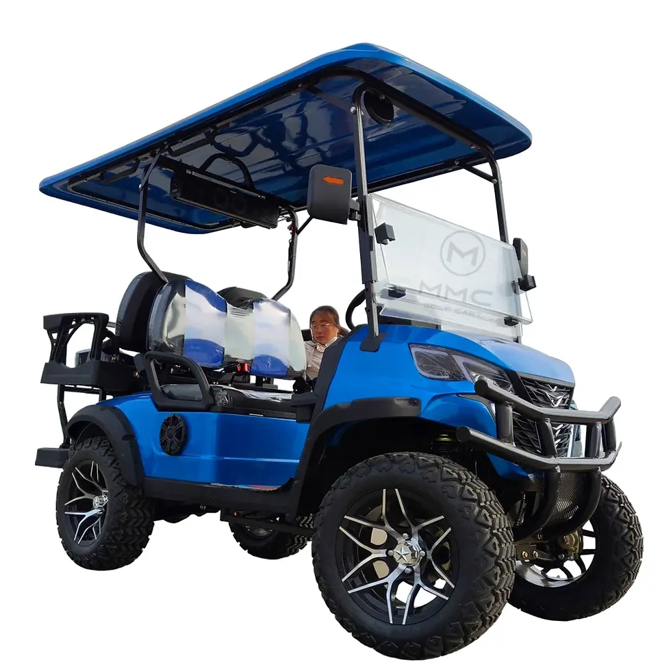 Thumbnail: 4 Wheel Drive Golf Buggy Car New Electric Hunting Golf Cart for