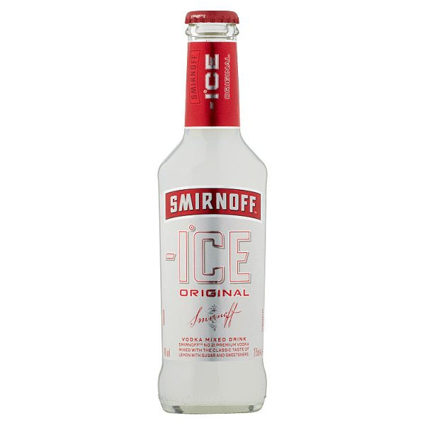 Smirnoff Ice Vodka Original Ready to Drink Bottle 24 x 275ml