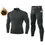 Thumbnail: Fanceey Fleece Thermo Underwear Winter Thermal Men Long Johns Warm Thermal