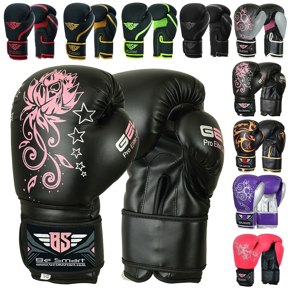 Kids Boys Girls Boxing Gloves Muay Thai Youth Junior Gloves