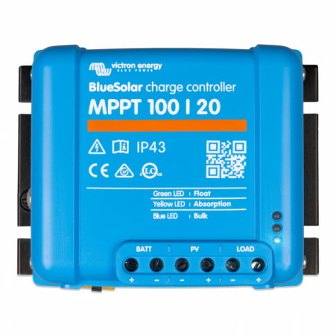 Thumbnail: Victron BlueSolar MPPT 100/20 20A solar charge controller for solar panels up to