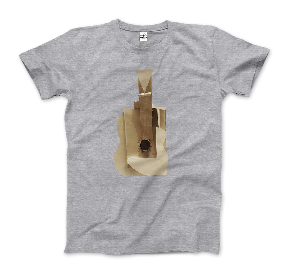 Thumbnail: Pablo Picasso Guitar Sculpture 1912 Artwork T-Shirt