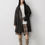 Thumbnail: Sonorous Rose Vintage Imported Oil Waxed Goatskin Long Trench Coat