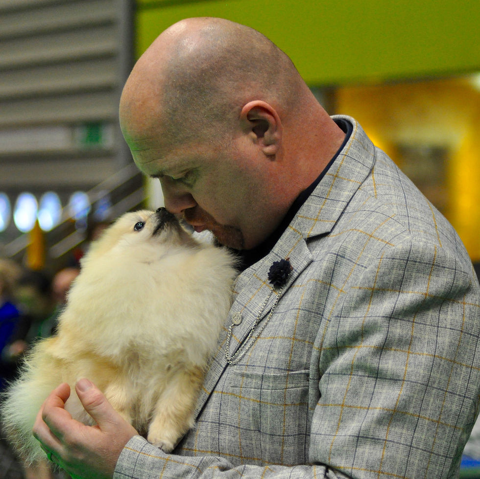 Arya & Nige at Crufts 2020