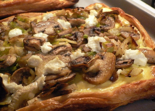 Caremelised Goat's Cheese Tart