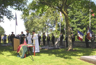 Padre Mark Chester & the Dean of Bayeux