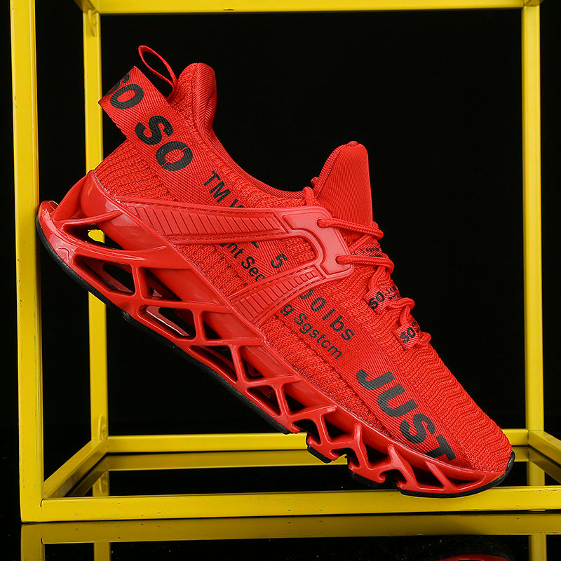 Thumbnail: JUST SO SO Mens/Women Running Shoes Non Slip Athletic Walking Blade-Type Sneak