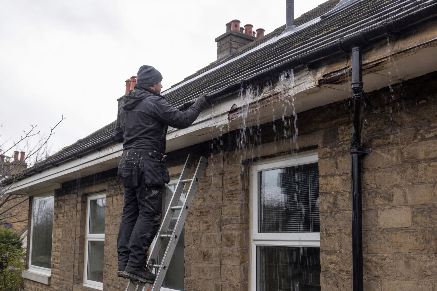 Overflowing Gutters, Damaged Fascias or Leaks? When You Need Gutter Repairs in Todmorden