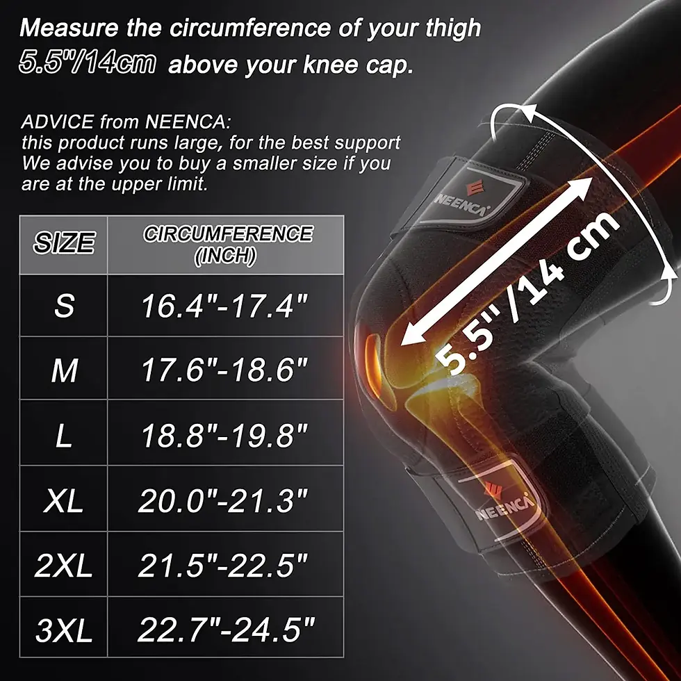 Thumbnail: NEENCA Knee Brace for Knee Pain With Patella Gel Pad & Side Stabilizers