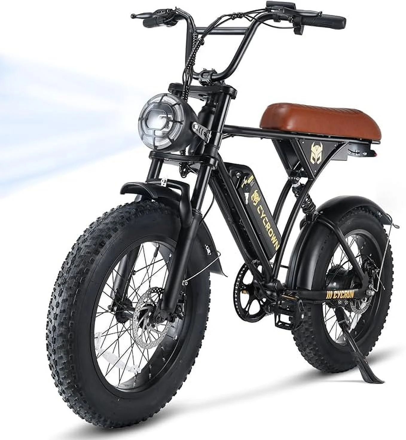 W1-Cycrun Electric Bike for Adults 750W Motor with 36V 10.4 Battery, 20MPH 55Mil