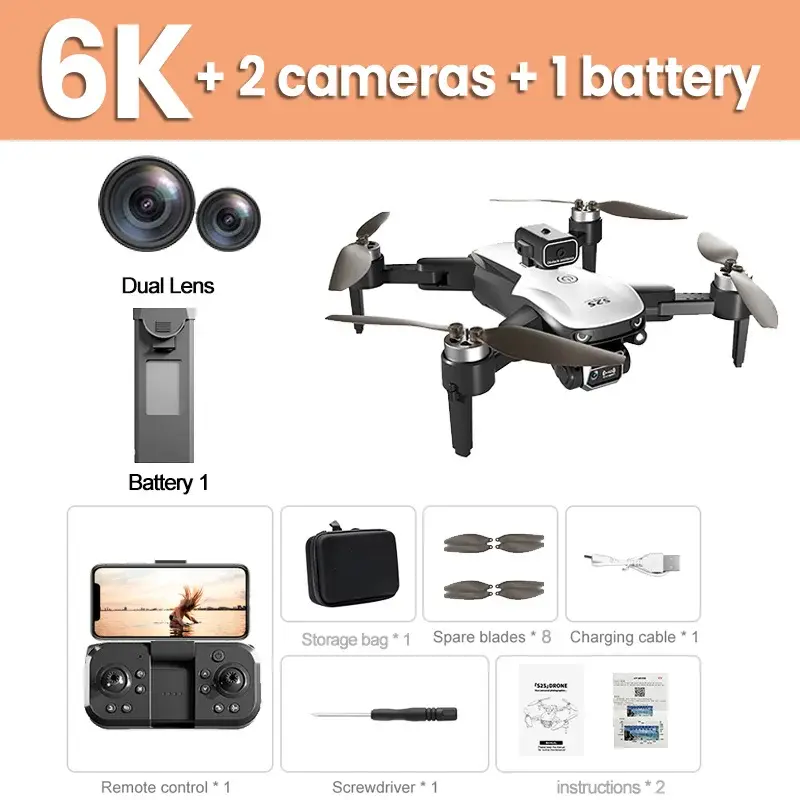 Thumbnail: Xiaomi Mijia S2S Drone 8K GPS Aerial Photography Dual-Camera Omnidirec
