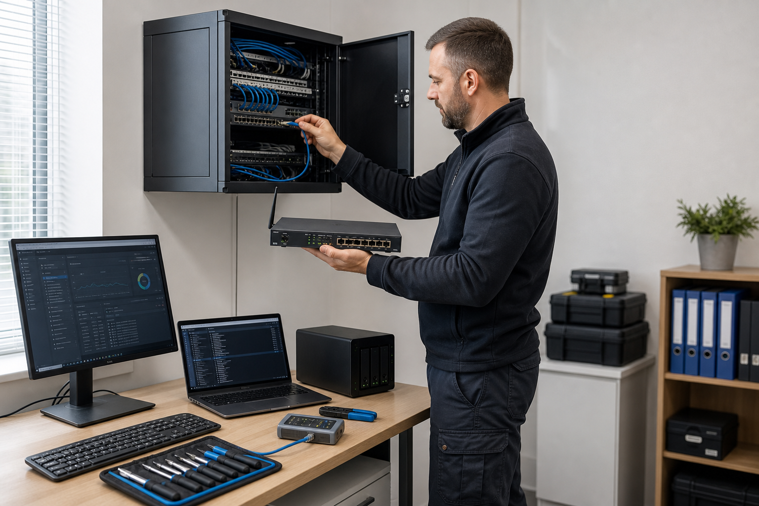 Business network setup in Worcester with ongoing support