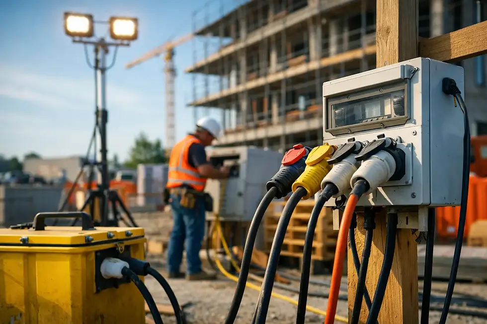 Temporary Power for Construction Sites Done Right