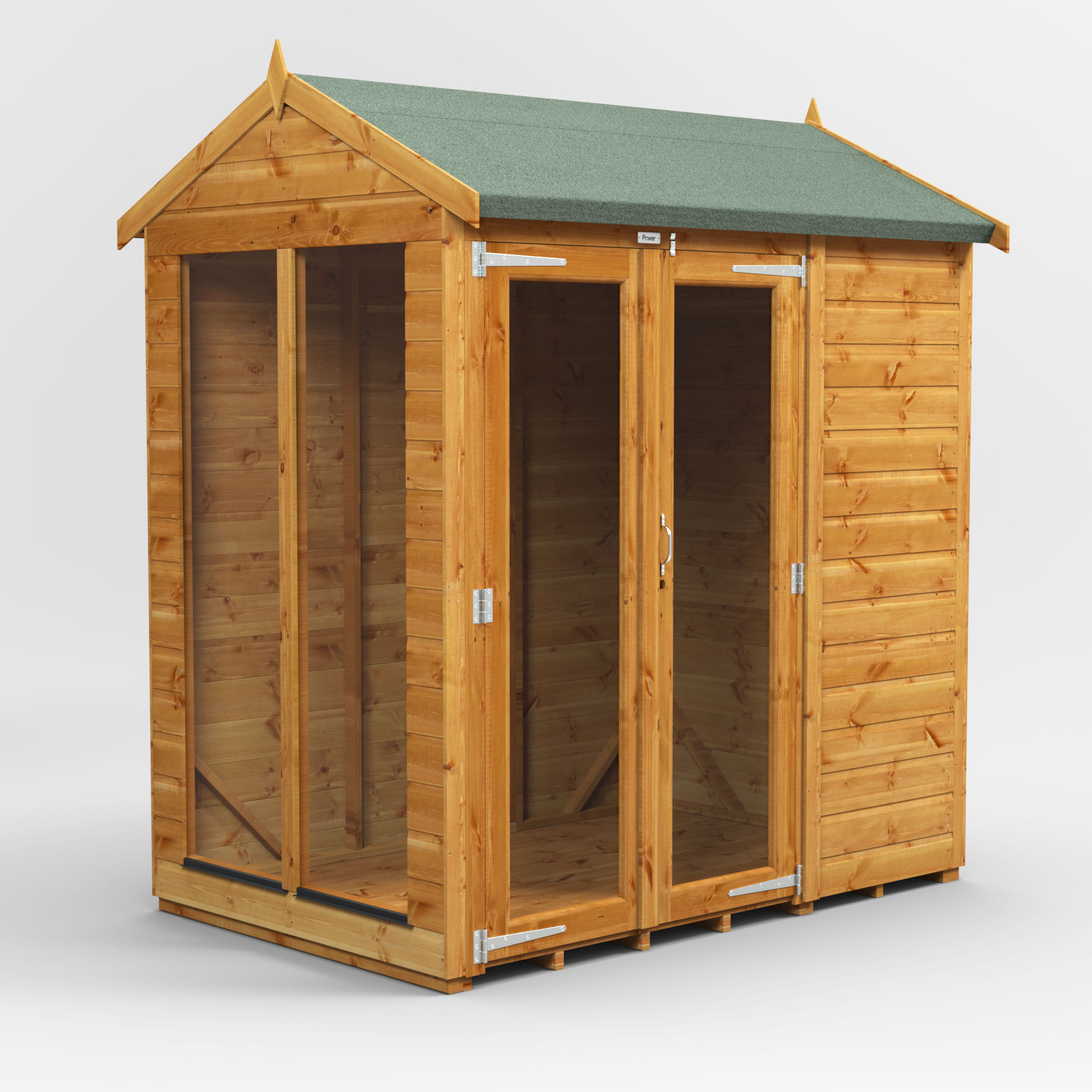 6x4 Power Apex Summerhouse