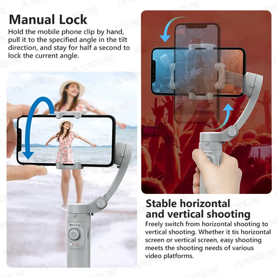 Thumbnail: Handheld Selfie Stick Stabiliser With Tripod