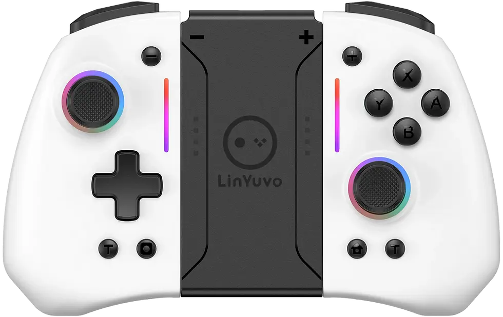Thumbnail: LinYuvo KS42 Meteor Light Wireless Joy-Pad With 8 Color RGB Lights for