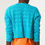 Thumbnail: Pointelle Knitted Cardi in Blue