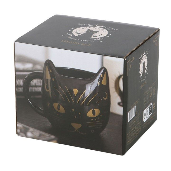 Thumbnail: Magick Black Cat Face Mug