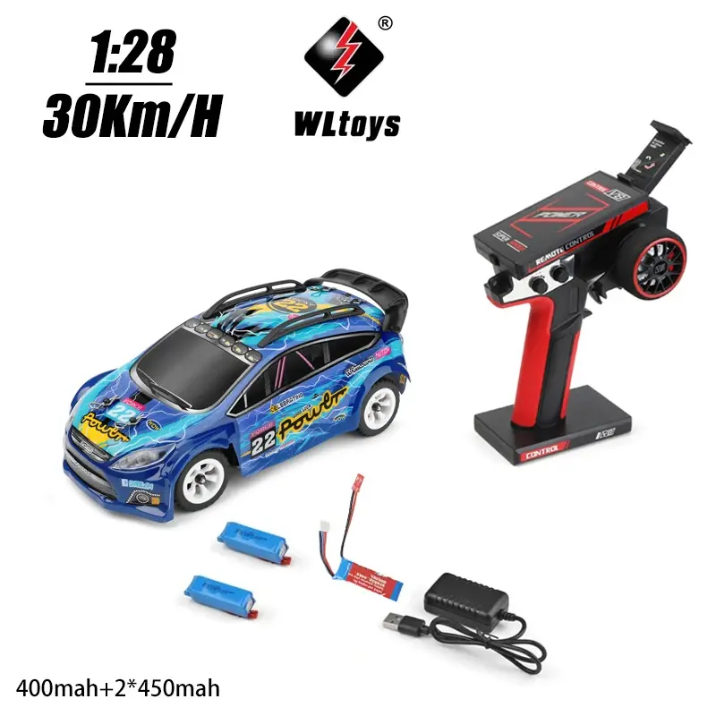 Thumbnail: Wltoys 284161 1/28 RC Car 4WD V8 Remote Control 30Km/H High Speed Racin