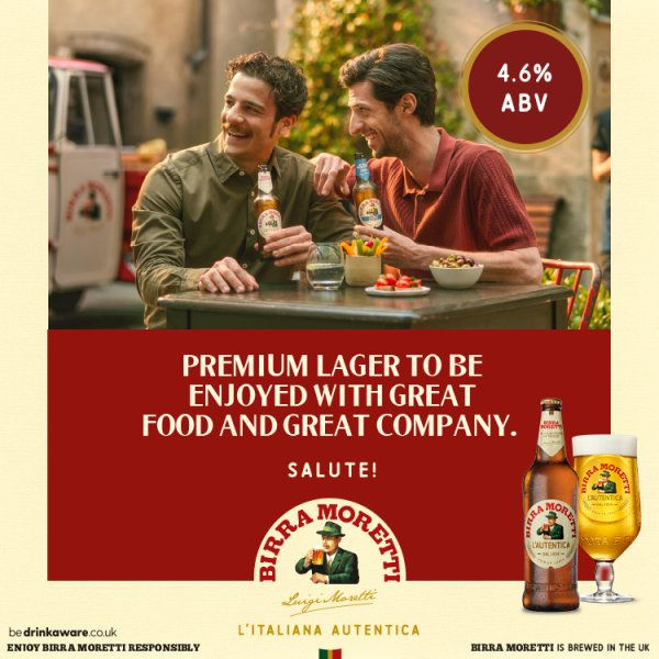 Thumbnail: Birra Moretti Premium Lager Beer Bottle 24x330ml