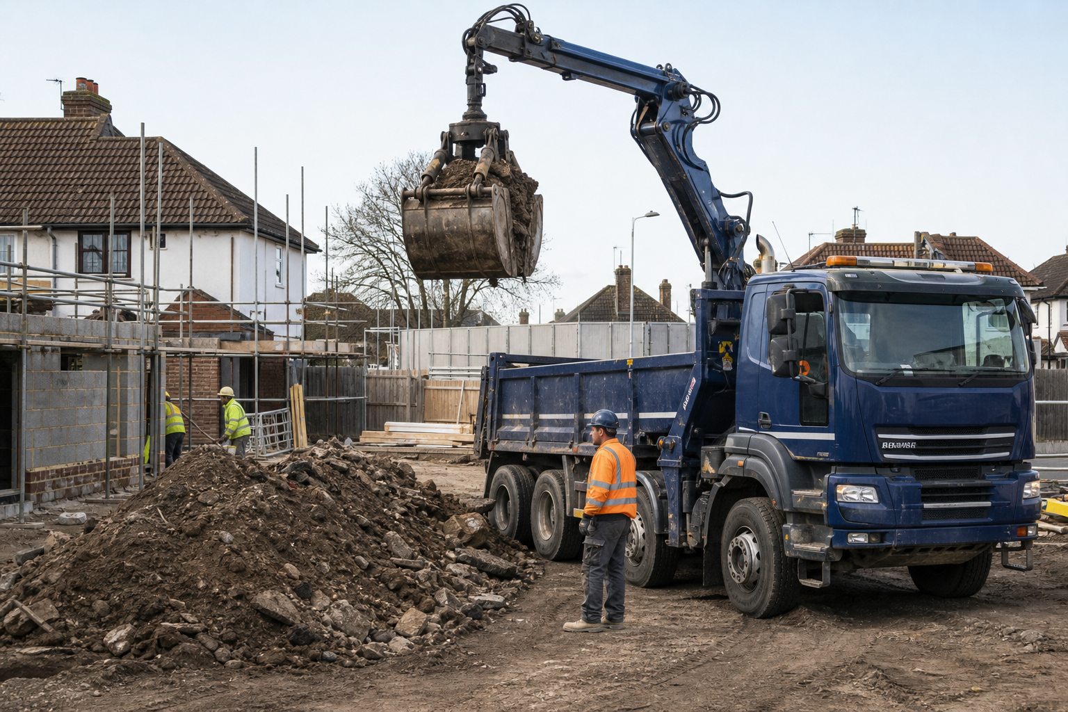 Same-Day Muck Away in Romford: When to Book a Grab Lorry