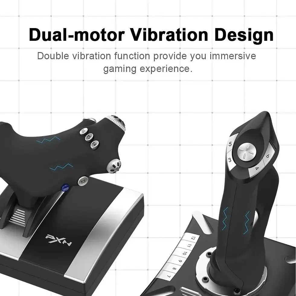 Thumbnail: PXN 2119 PRO Flight Simulator Gamepad Vibration Controller Joystick