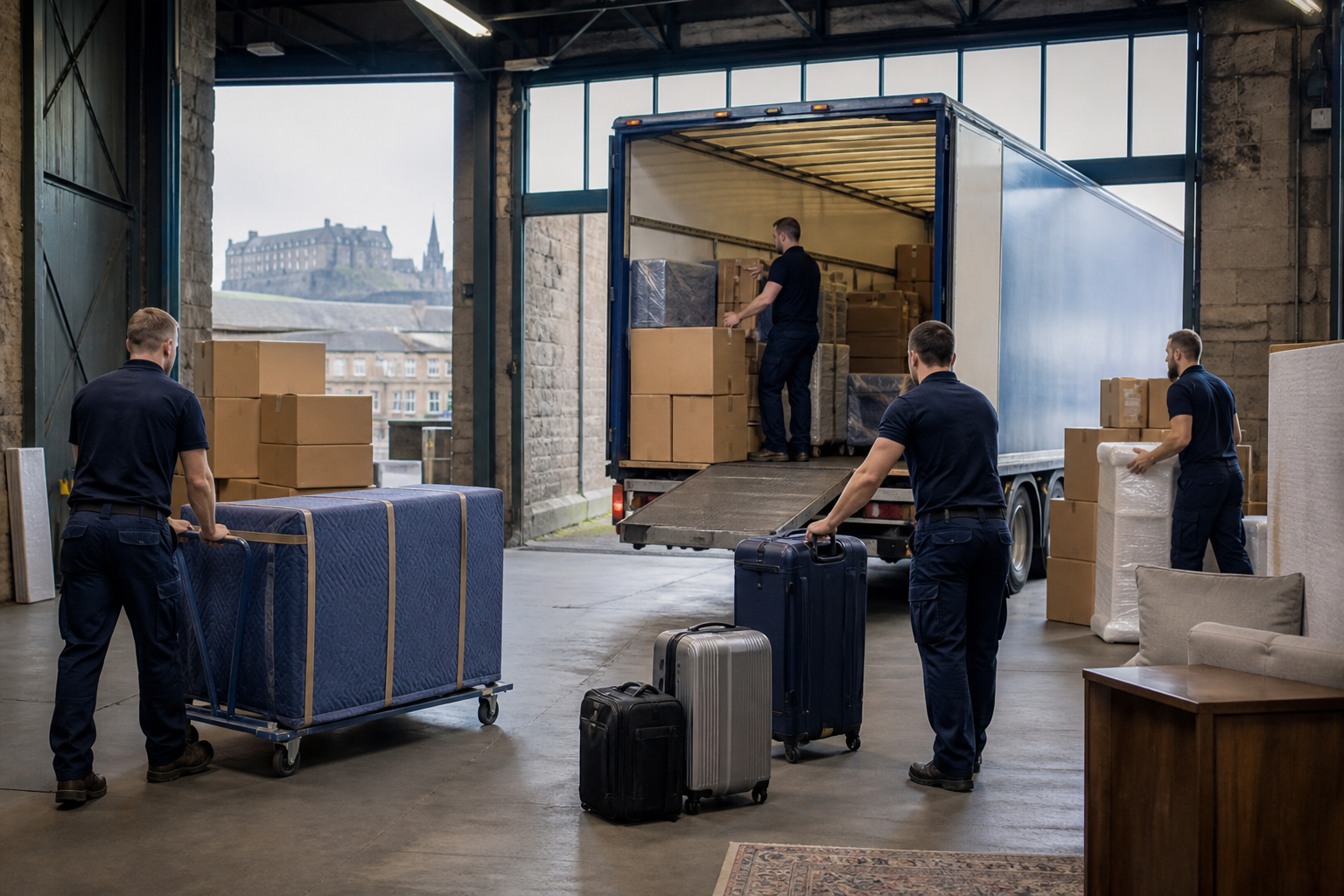 Part Load Removals from Scotland to Europe: When Shared Shipping Is the Right Choice