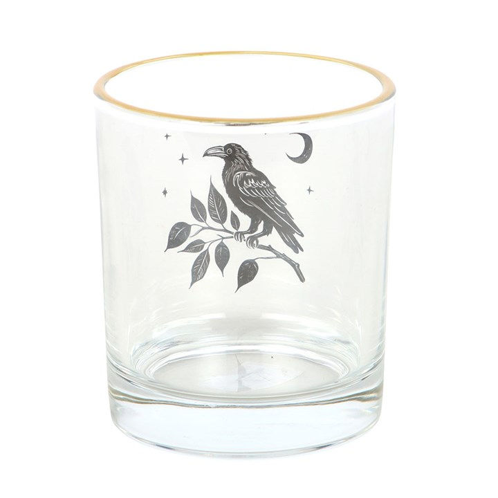 Thumbnail: Perched Raven Drinking Glass