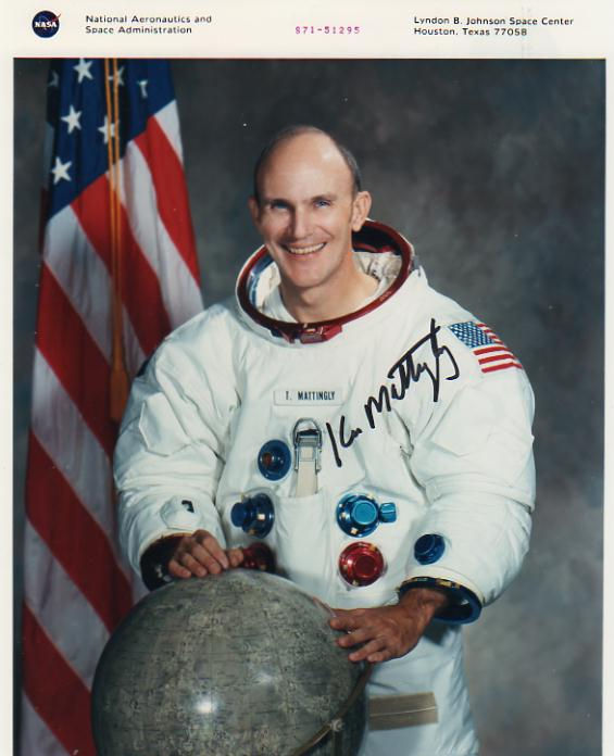 APOLLO 16 Ken Mattingly, Command Module Pilot