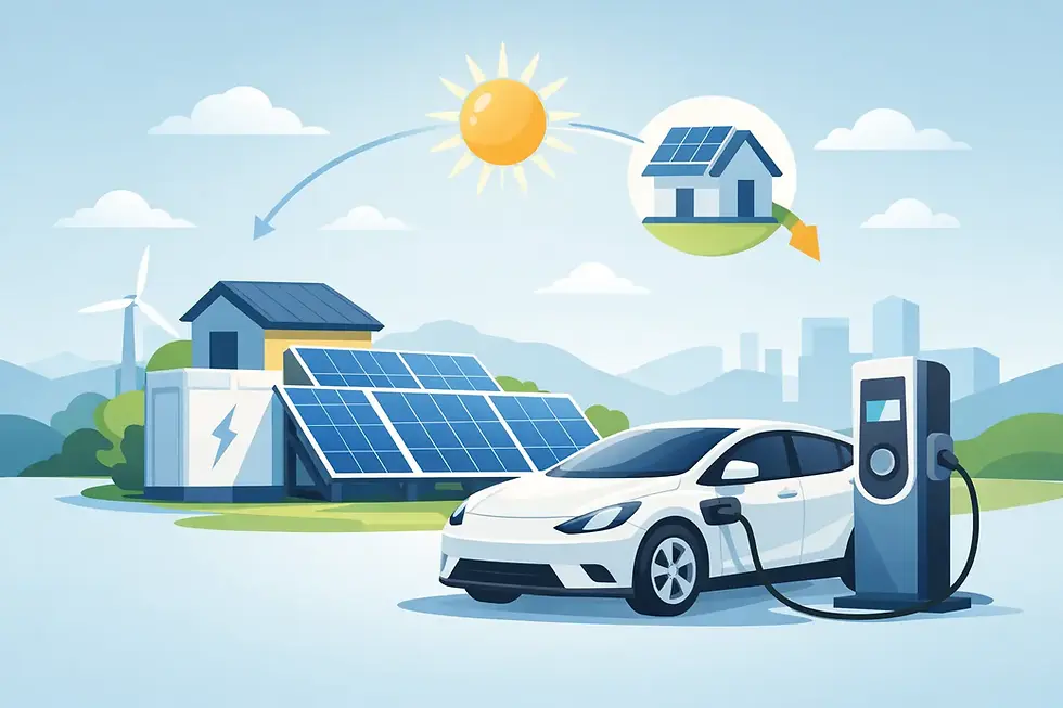 How EV Charging Integrates With Solar Power