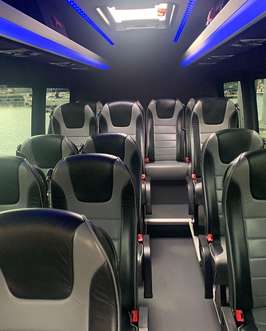 Mercedes 16 Seater Coach Interior