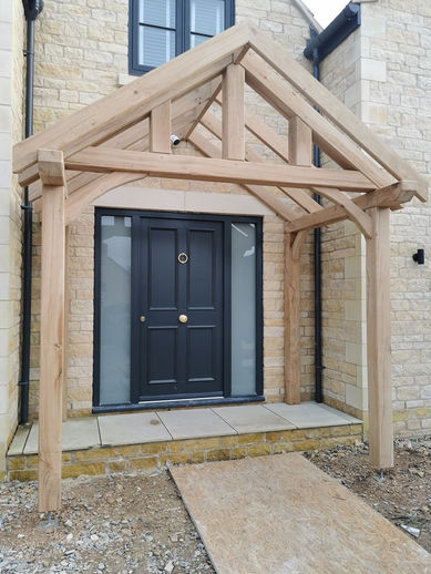 Timber Frame over exterior door