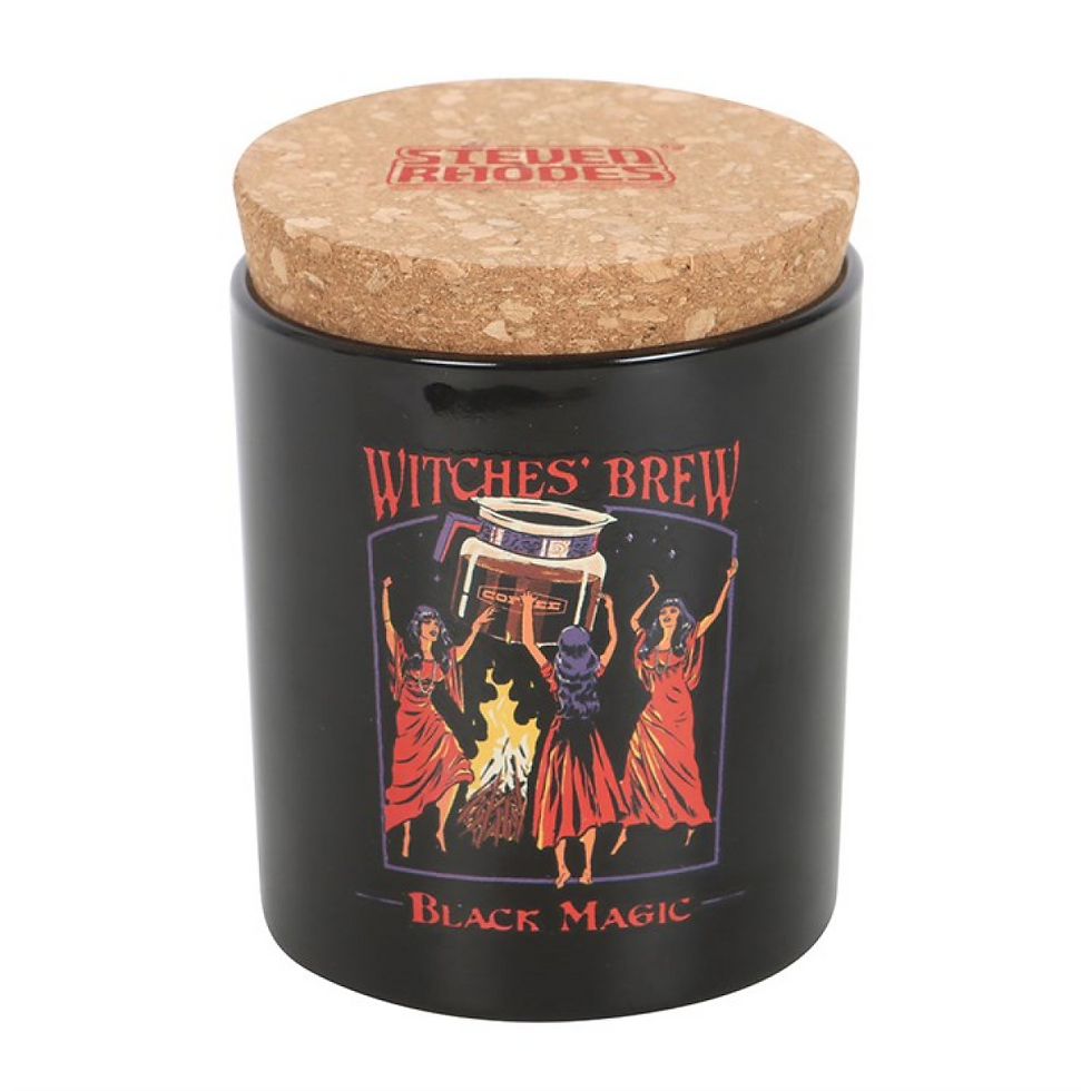 Thumbnail: Witches' Brew Oat Milk Latte Candle by Steven Rhodes