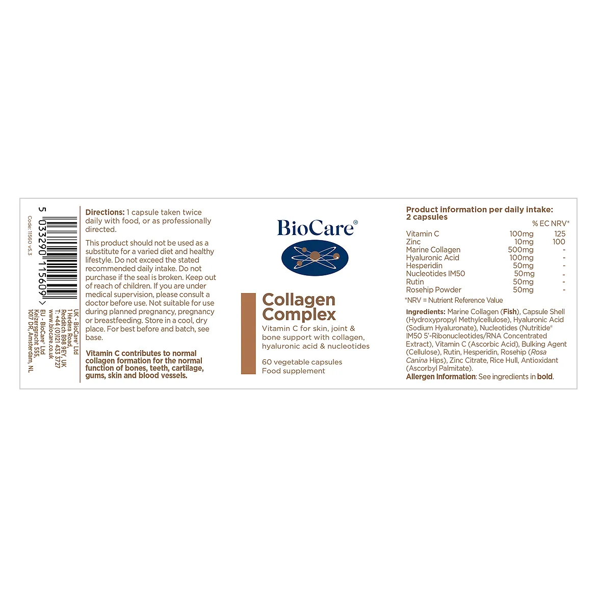 Collagen Complex - 60 capsules