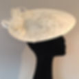 H24  Ivory saucer - Rental £25