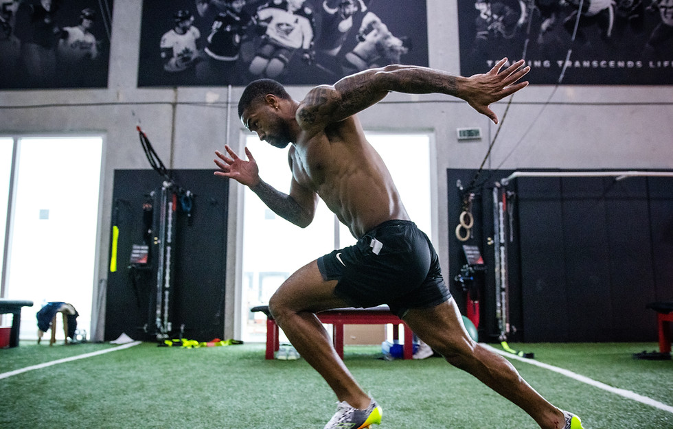 NFL athlete speed and endurance training at Barwis