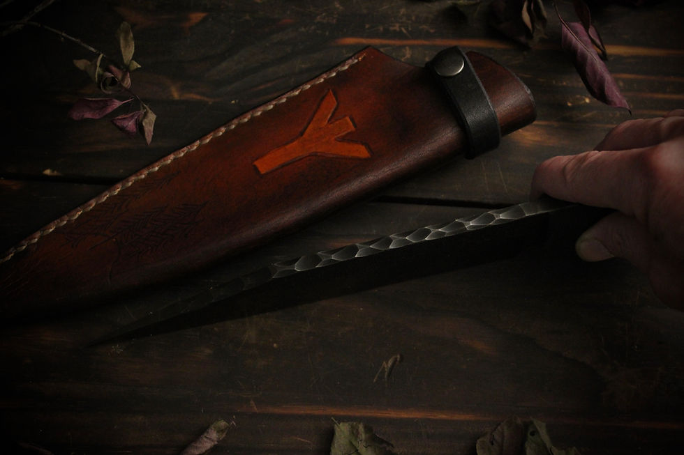 Thumbnail: NOMAD - Hand Forged Mid Sized Seax