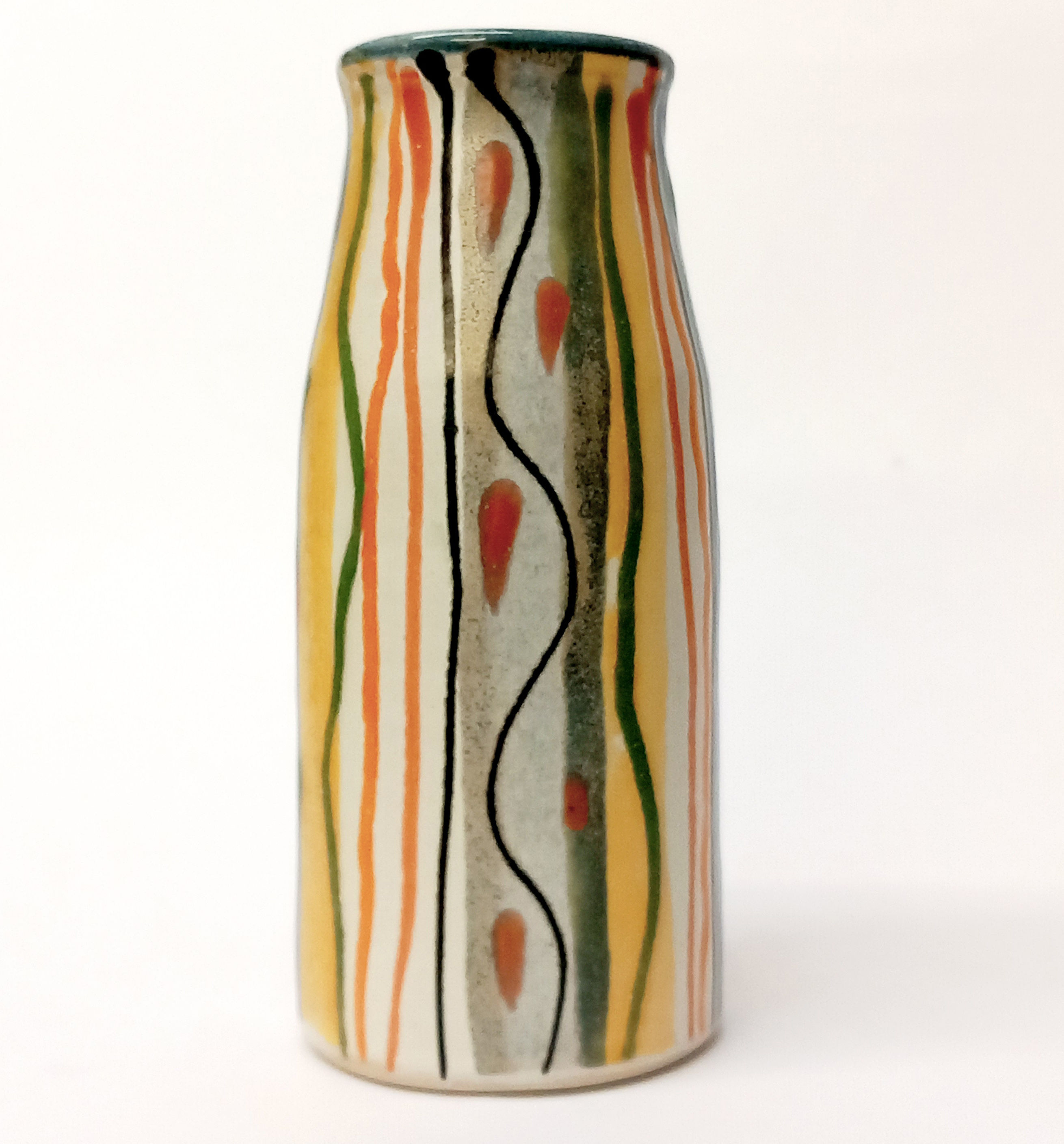 Medium Vase - Beach, Striped