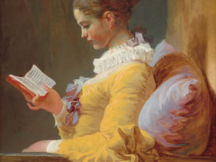 Quinta da Arte - Young Girl Reading, (1769).