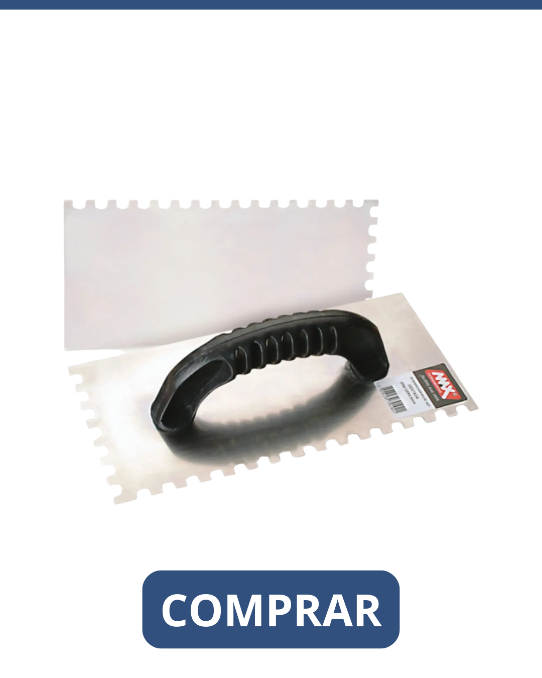 Desempenadeira Aco Dentada Max